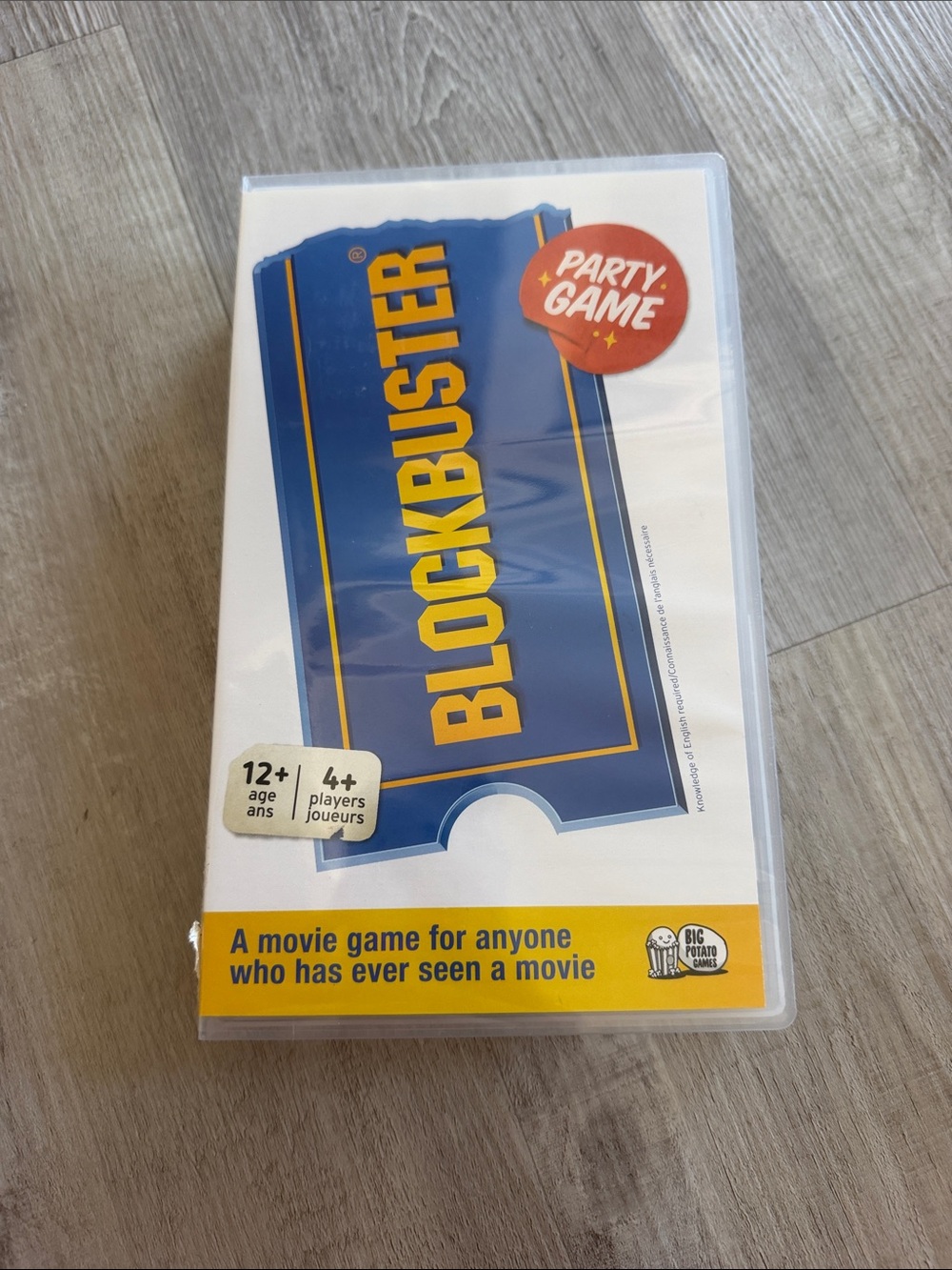 Blockbuster party game